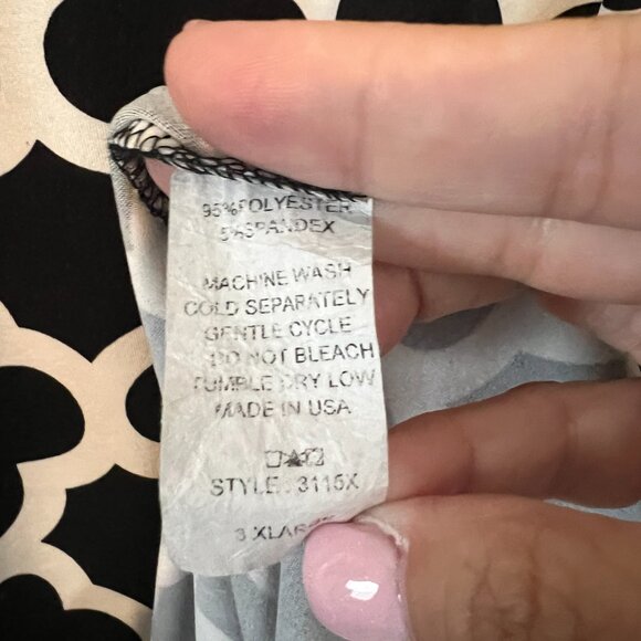 Black & White Dress Size 3XL - Picture 5 of 6